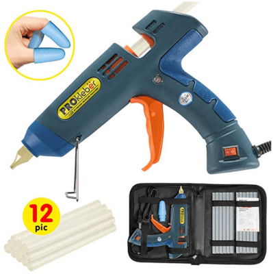 PROkleber Hot Glue Gun Kit 100 Watt with Carry Bag and 12pcs Glue Sticks